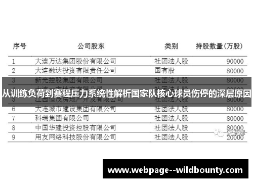 从训练负荷到赛程压力系统性解析国家队核心球员伤停的深层原因